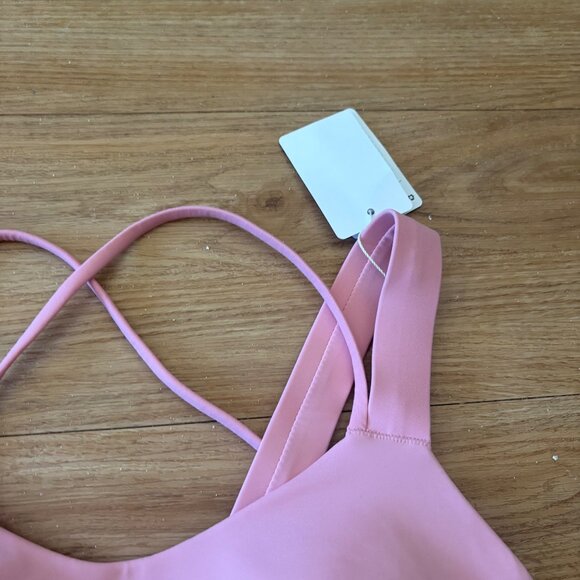 Lululemon Athletic Like A Cloud Longline Bra D/DD Pink Tide NWT Women’s Size 4 - Picture 4 of 6